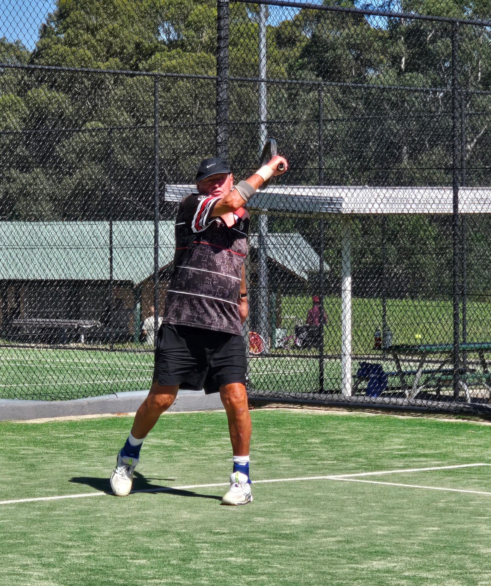 Warren's signature forehand